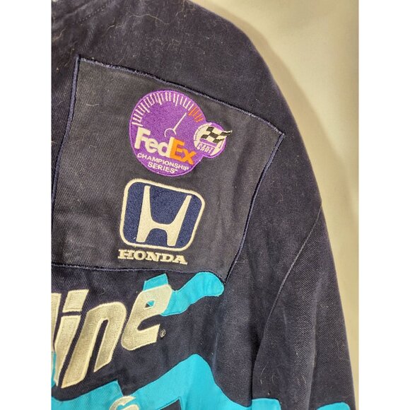 1990 Jeff Hamilton Nascar Racing Collection Jacket Valvoline Cummins Honda XxL - Picture 3 of 9